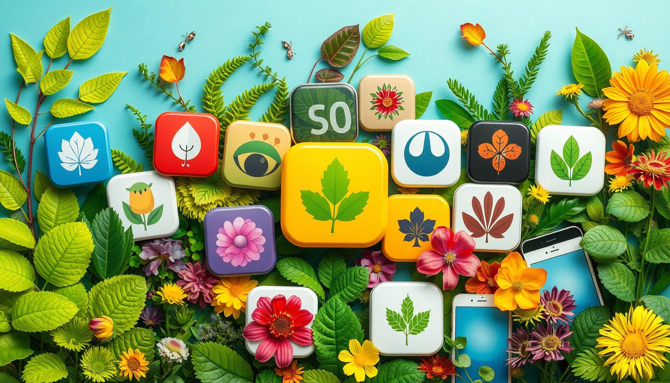 Aplicativos para indentificar planta
